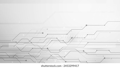 Diseño de Vector de estilo plano de fondo de placa de circuito en eps 10