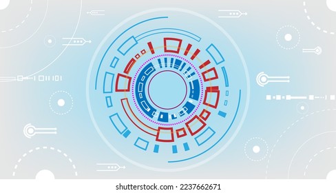 circuit board background. futuristic technology, Illustration Modern engineering, digital telecoms science communication concept.llustration Vector abstract sense of science and technology