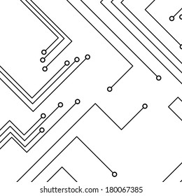 Circuit board background, modern digital Illustration.
