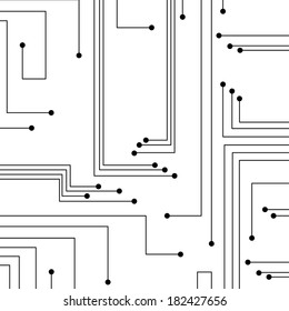 Circuit board background, modern digital Illustration.