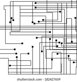 Circuit board background, modern digital Illustration.