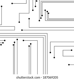 Circuit board background, modern digital Illustration.