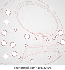 Circuit board background, modern digital Illustration.