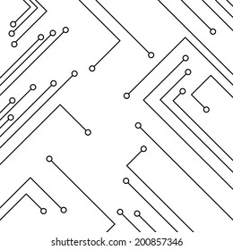 Circuit board background, modern digital Illustration.