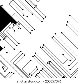 Circuit board background, modern digital Illustration.