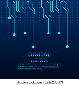 circuit board background Technological background with lines	
