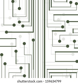 Circuit board background, technology style illustration