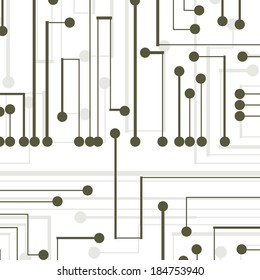 Circuit board background, technology style illustration