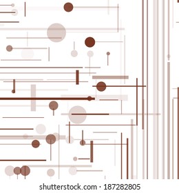 Circuit board background, technology style illustration