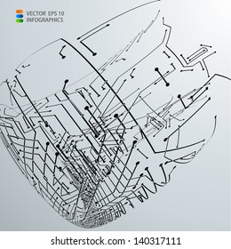 circuit board background texture