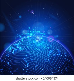 circuit board background texture