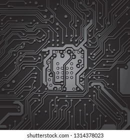 circuit board background texture. Computer technology. Technical vector illustrtion.
