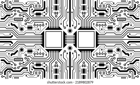 circuit board background texture technology in the future illustration