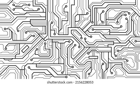 Circuit Board Background Texture Vector Illustratoin Stock Vector