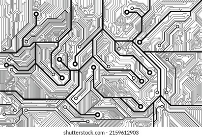 circuit board background texture vector illustratoin