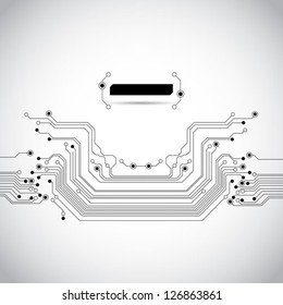 circuit board background - vector