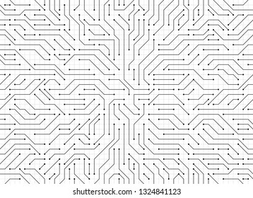 Circuit board background. Vector electronic background. Electronics board.