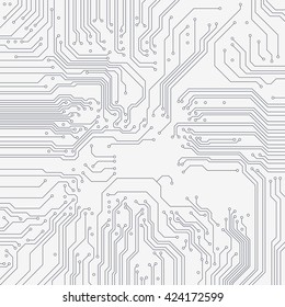 Circuit board background. Vector electronic background.