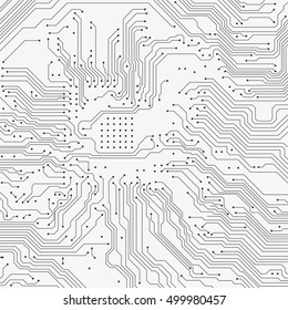 Circuit board background. Vector electronic background.