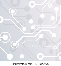 Circuit board, chipset technology background. Vector illustration. EPS 10.