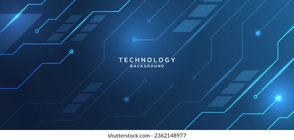 Circuit board connection technology background, futuristic abstract background concept
