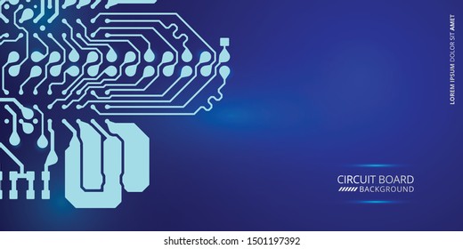 Circuit board design background vector illustration eps 10. Abstract technology background 