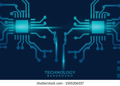 Circuit board design background vector illustration eps 10. Abstract technology background
