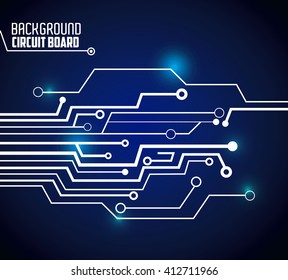 Circuit board design. technology and electronic concept