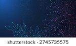 Circuit board digital abstract background. Motherboard technology texture design. AI semiconductor and computer processor on tech bg. Vector illustration