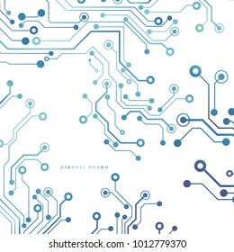 Circuit board, digital technology background. Vector illustration. EPS 10.