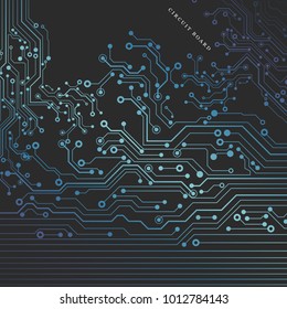 Circuit board, digital technology background. Vector illustration. EPS 10.