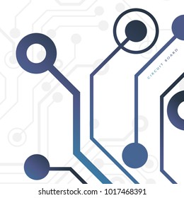 Circuit board, digital technology background. Vector illustration. EPS 10.