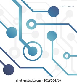Circuit board, digital technology background. Vector illustration. EPS 10.