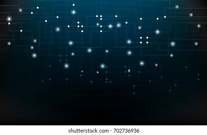  circuit board digital technology concept, Abstract futuristic on color background