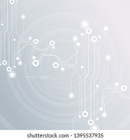 circuit board  electronic hardware future technological concept  hi-tech computer digital technology background copy space  vector illustration 