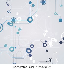 circuit board  electronic hardware future technological concept  hi-tech computer digital technology background copy space  vector illustration 