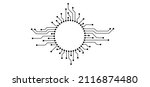 Circuit board or electronic motherboard. lines and dots connect. Vector high-tech technology data. Electrical board. digital tech. cpu, PCB printed circuit. Apri, chip and process.   Input or output.