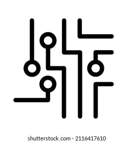Circuit board or electronic motherboard. lines and dots connect. Vector high-tech technology data. Electrical board. digital tech. cpu, PCB printed circuit. For chip and process.   Input or output.