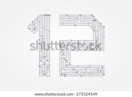 Similar – Image, Stock Photo one Digits and numbers
