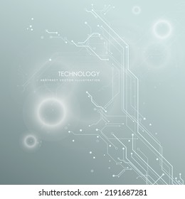 Circuit board   futuristic  technological processes       digital technology background  vector illustration  