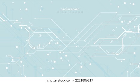 Circuit board futuristic technological processes digital technology background vector illustration