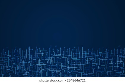 Circuit board. High-tech technology background. Cyber connection electronic. Networking connections background