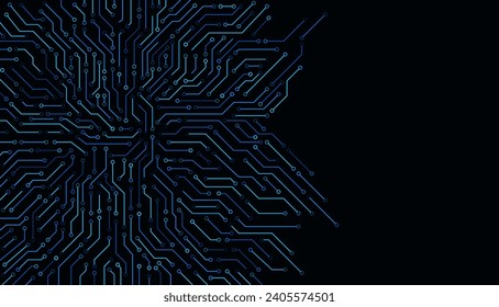 Schalttafel. High-Tech-Hintergrund. Cyberverbindung elektronisch. Netzwerkverbindungen, Hintergrund