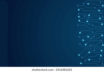 Circuit board. High-tech technology background