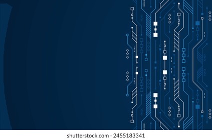 Circuit board. High-tech technology background