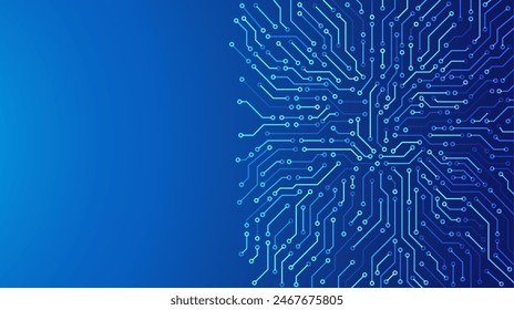 Circuit board. High-tech technology background. Cyber connection electronic. Networking connections background