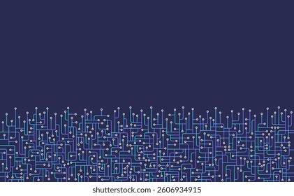 Circuit board. High-tech technology background. Cyber connection electronic. Networking connections background
