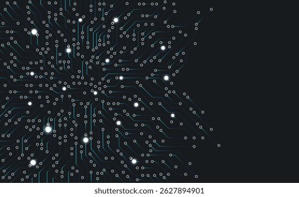 Circuit board. High-tech technology background. Cyber connection electronic. Networking connections background