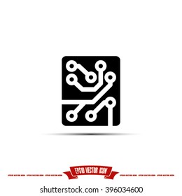 Circuit board icon
