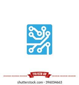 Circuit board icon